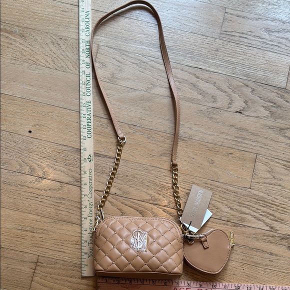 Steve Madden Crossbody Bag Tan NWT - Picture 10 of 12